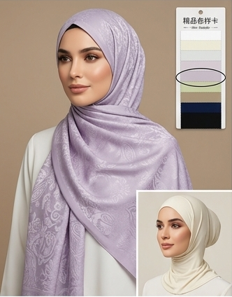 Lavender Purple Paisley Jacquard Shayla